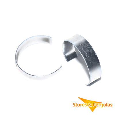 Clips de fixation pour toiles de storesdiamètre 45 mm