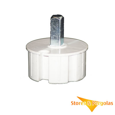 Bague PVC de treuil pour tube diamètre 70 mm.