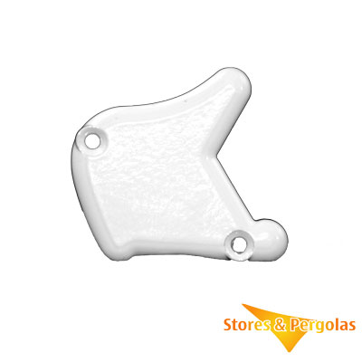 Support intermédiaire pour tube carre 40x40 - Pose de face