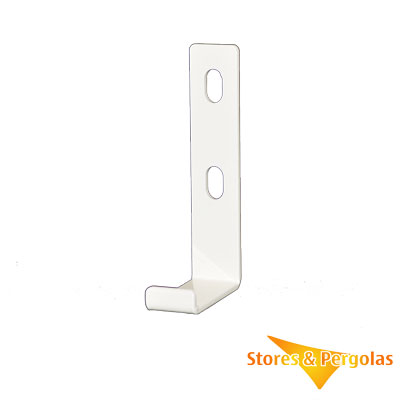 Support intermédiaire pour tube carre 40x40 - Pose de face